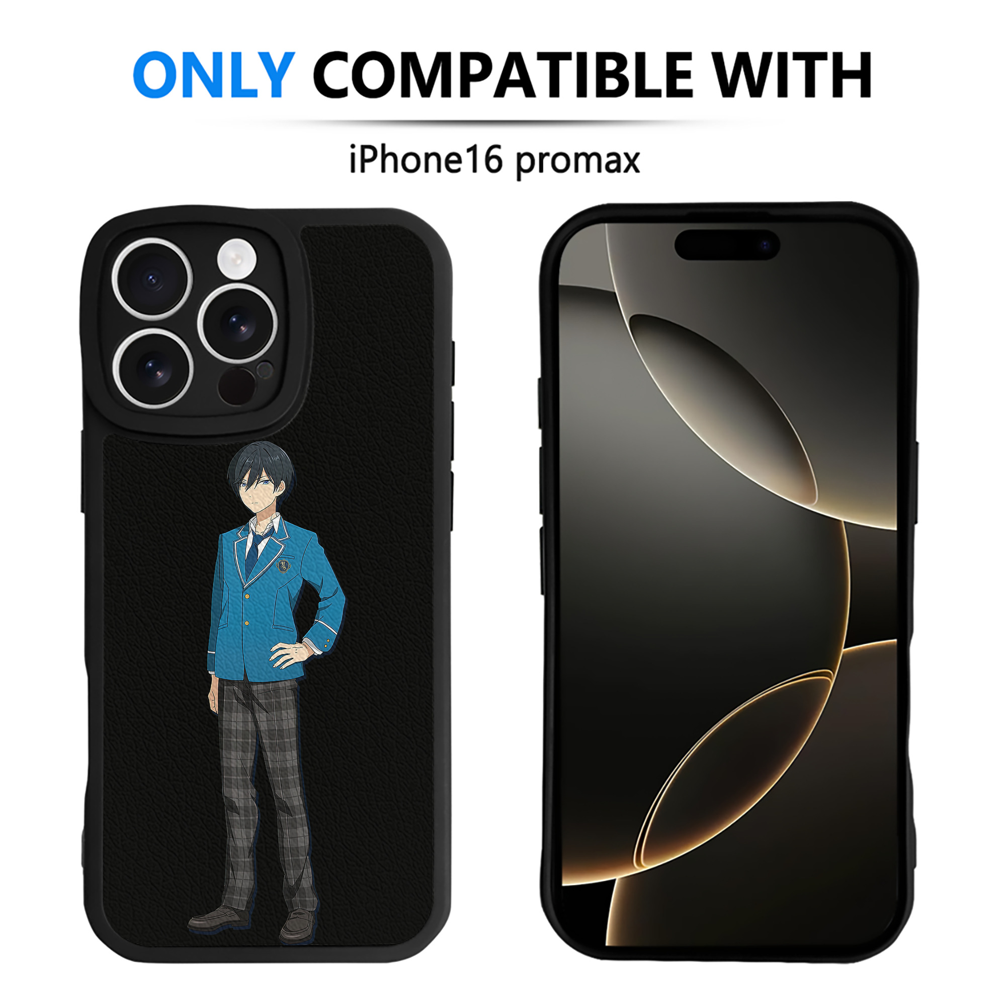 （画像用） あんさんぶるスターズ! Ensemble Stars 【iPhone 16シリーズ対応】シリコンスマホケース（レザー調） 材質：シリコン